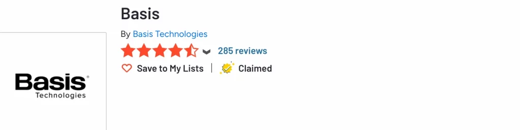 3. Basis: Best Demand Side Platform for Performance Marketing customer reviews