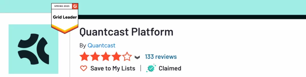 7. Quantcast Platform: Best Demand Side Platform for Data-Driven Campaigns customer reviews